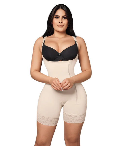 FAJA MOLDEADORA CON BROCHES - MEDIANA COMPRESIÓN ( REF. C-001 / C-101 )