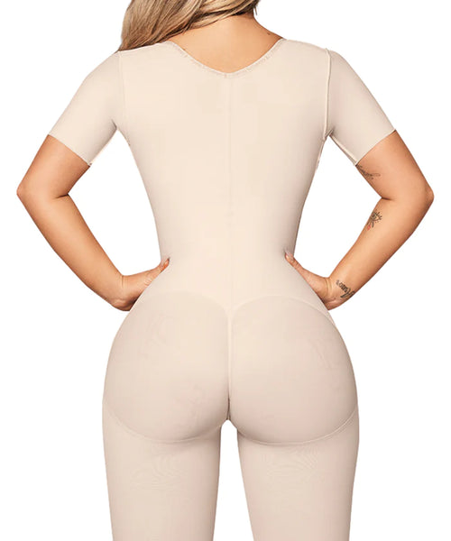 Faja Rodilla Tira Ancha Línea oro, Knee Bodysuit arms control (Ref. O-024 )