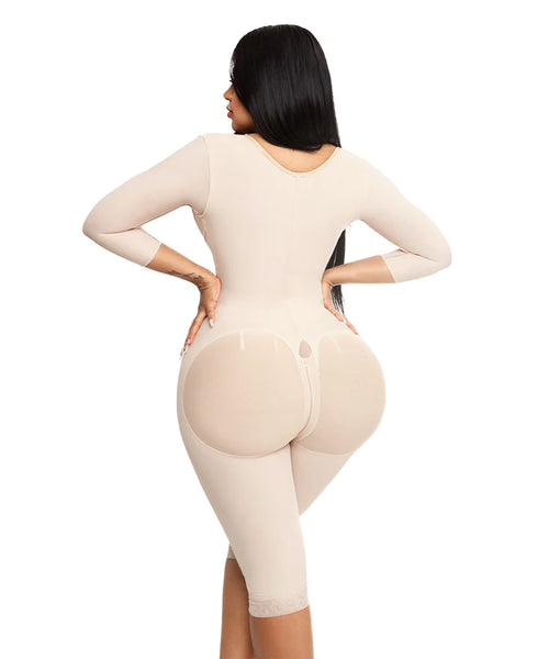 Faja Rodilla con Mangas, Knee Bodysuit, Butt Lifter. Waist Definition (Ref. O-025 )