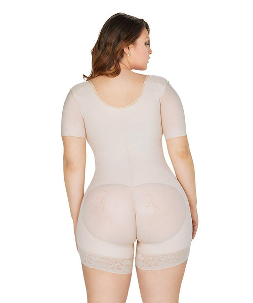 Faja Media Pierna, Short Bodysuit, High Quality Shapewear & Butt Lifter (Ref. O-014 )