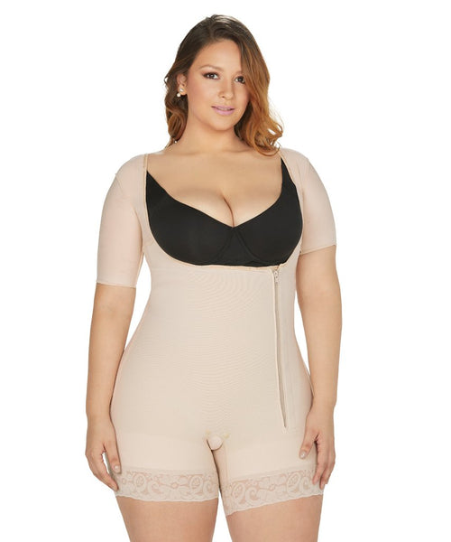 Faja Media Pierna, Short Bodysuit, High Quality Shapewear & Butt Lifter (Ref. O-014 )